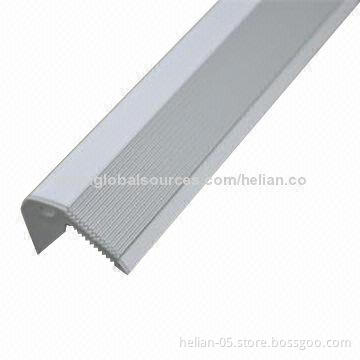 Aluminum LED Profile for Stairs Lighting, with PMMA/PC Diffusers